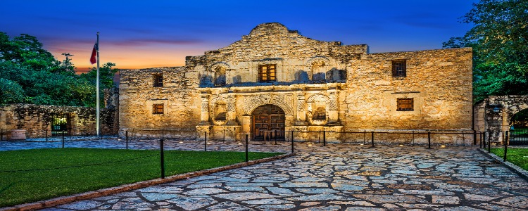 The Alamo Attraction in San Antonio